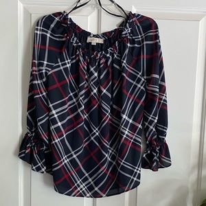 Loft off the shoulder top